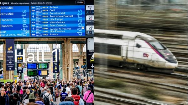 Franța anunță când revine la normal circulația trenurilor TGV, după sabotajele masive de vineri