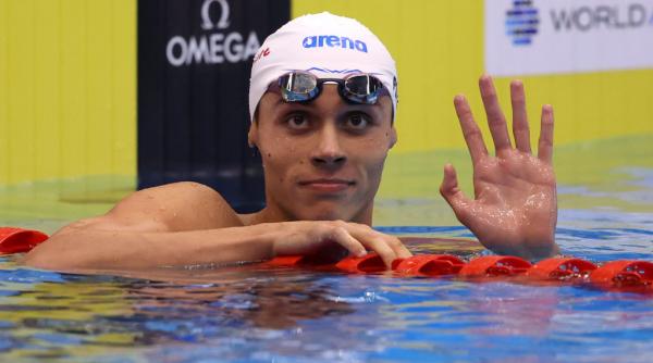 JO 2024 - David Popovici s-a calificat în finala de înot, la 200 m liber, cu cel mai bun timp