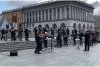 O orchestră a interpretat imnul național al Ucrainei în centrul Kievului pe măsură ce rușii avansează spre capitală 755348