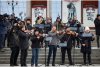 O orchestră a interpretat imnul național al Ucrainei în centrul Kievului pe măsură ce rușii avansează spre capitală 755352