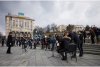O orchestră a interpretat imnul național al Ucrainei în centrul Kievului pe măsură ce rușii avansează spre capitală 755358