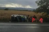 Autospecială de poliție, lovită de o mașină care a intrat pe contrasens în apropiere de Focșani 791219