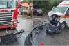 Accident între o ambulanţă, un camion şi o maşină, în Neamţ. Cinci oameni răniţi 849767