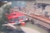 "Mamă, ce viteză are ăsta": Momentul în care un remorcher distruge mai multe bărci și pontoane, în portul Sulina 850468