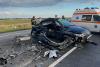 Accident cu trei autoturisme pe DN2 Buzău-Urziceni. O persoană a murit, iar alte două au fost rănite 850877