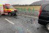  Trafic blocat pe A1 între Boiţa şi Tălmaciu din cauza unui accident cu şase maşini 879305