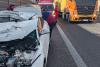 Accident grav pe Autostrada A1, în județul Hunedoara! Un bărbat a ajuns cu mașina sub roțile unui camion 882690