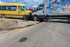 Un microbuz plin cu elevi, oprit la stop, a fost lovit de alte două vehicule, în Covasna 893865