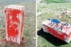 Mesaj obscen lăsat pe o piatră-monument pentru IPJ Alba | Poliția caută autorii faptei  897239