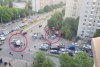 O ambulanţă s-a ciocnit cu un autoturism pe Șoseaua Fundeni din București. Două persoane au fost rănite  900334