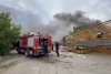 Incendiu puternic într-o parcare plină cu TIR-uri, la Timişoara. Peste 100 de cauciucuri au ars ca o torță | Intervin pompierii 902978