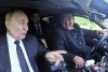 Vladimir Putin și Kim Jong Un s-au distrat la o plimbare prin Phenian, într-un Aurus 908639