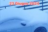 VIDEO Imagini șocante în Italia. A nins abundent după ce temperaturile au scăzut brusc, în plină vară 909155
