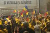 Suporterii români au sărbătorit în București calificarea României în optimile EURO 2024: Traficul a fost blocat la Universitate, autobuzele au purtat tricolor 909534