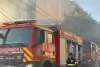 Incendiu puternic la un ansamblu de magazine din Ploiești. Un mesaj Ro-Alert a fost emis 909593