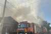 Incendiu puternic la un ansamblu de magazine din Ploiești. Un mesaj Ro-Alert a fost emis 909594