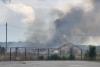 Un incendiu de proporții a izbucnit la un depozit de materiale plastice din Târgu Jiu. Focul se extinde rapid 913134