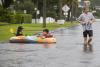 Străzile din Florida s-au transformat în râuri după uraganul Debby, oamenii au scos bărcile. Temeri că inundațiile vor fi catastrofale 916225